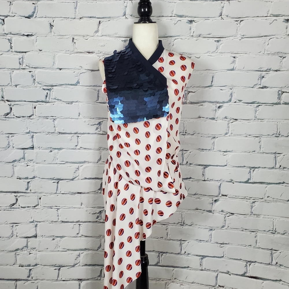 Lug Von Siga Draped Sleeveless Blouse